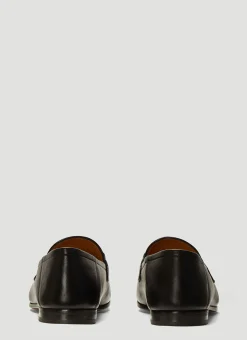 Brixton Web-Trimmed Horsebit Loafers