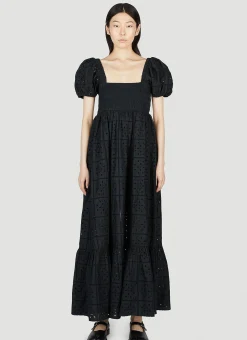 Broderie Anglaise Maxi Dress