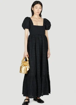 Broderie Anglaise Maxi Dress