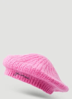 Brushed Knit Beret