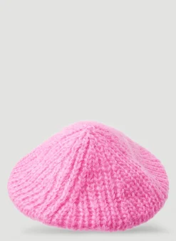 Brushed Knit Beret