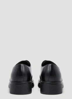 Brushed Leather Derby Shoes