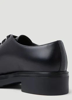 Brushed Leather Derby Shoes