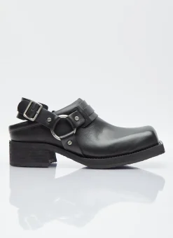 Buckle Leather Shoes