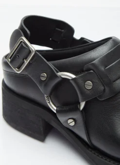 Buckle Leather Shoes