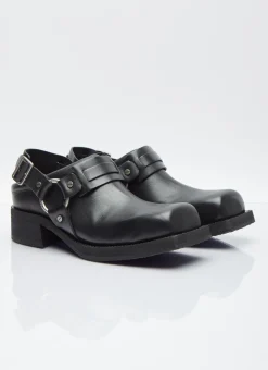 Buckle Leather Shoes