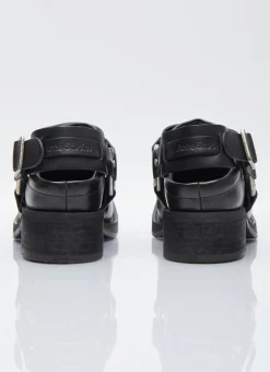 Buckle Leather Shoes
