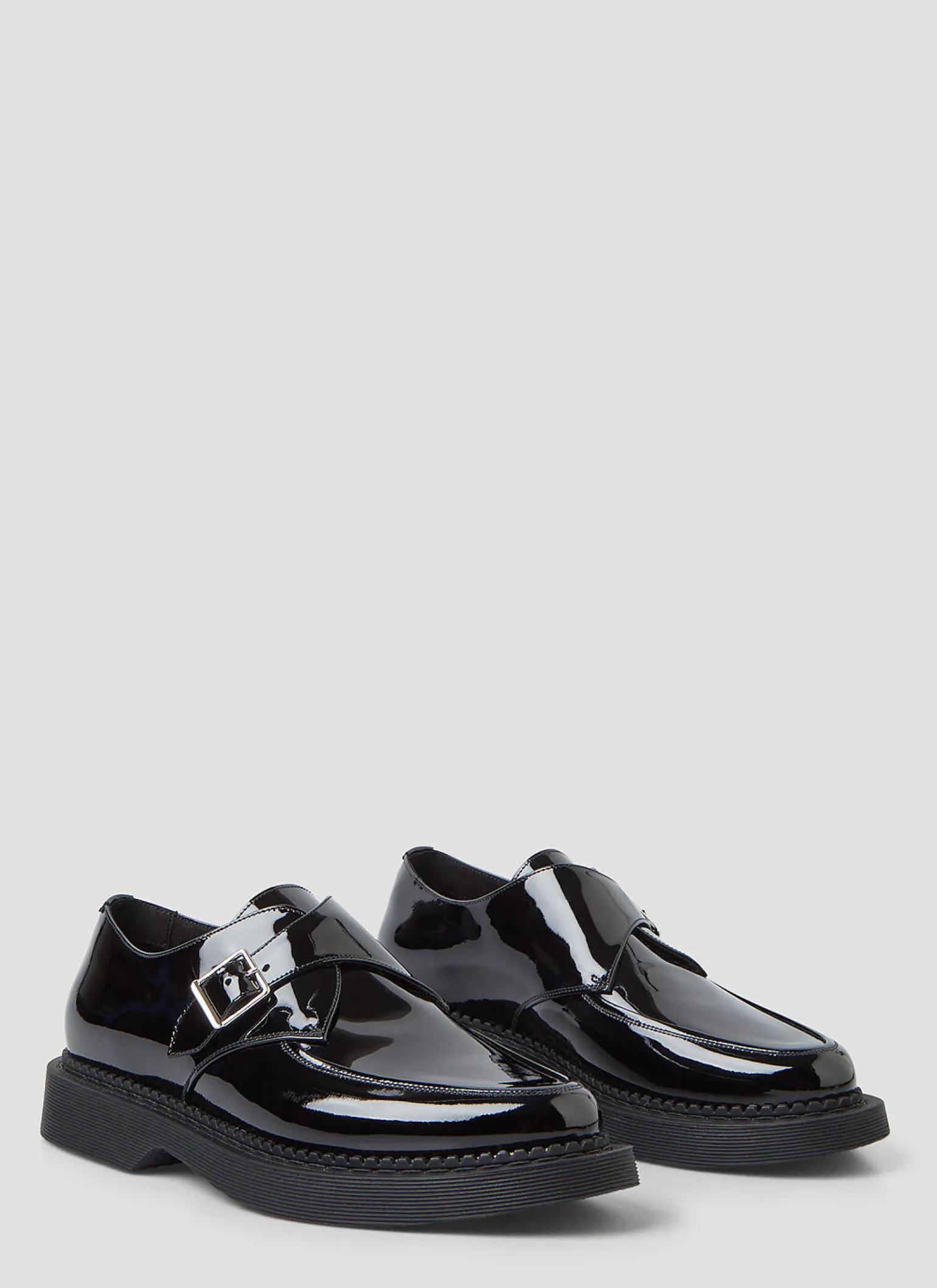 Buckle Leather Shoes