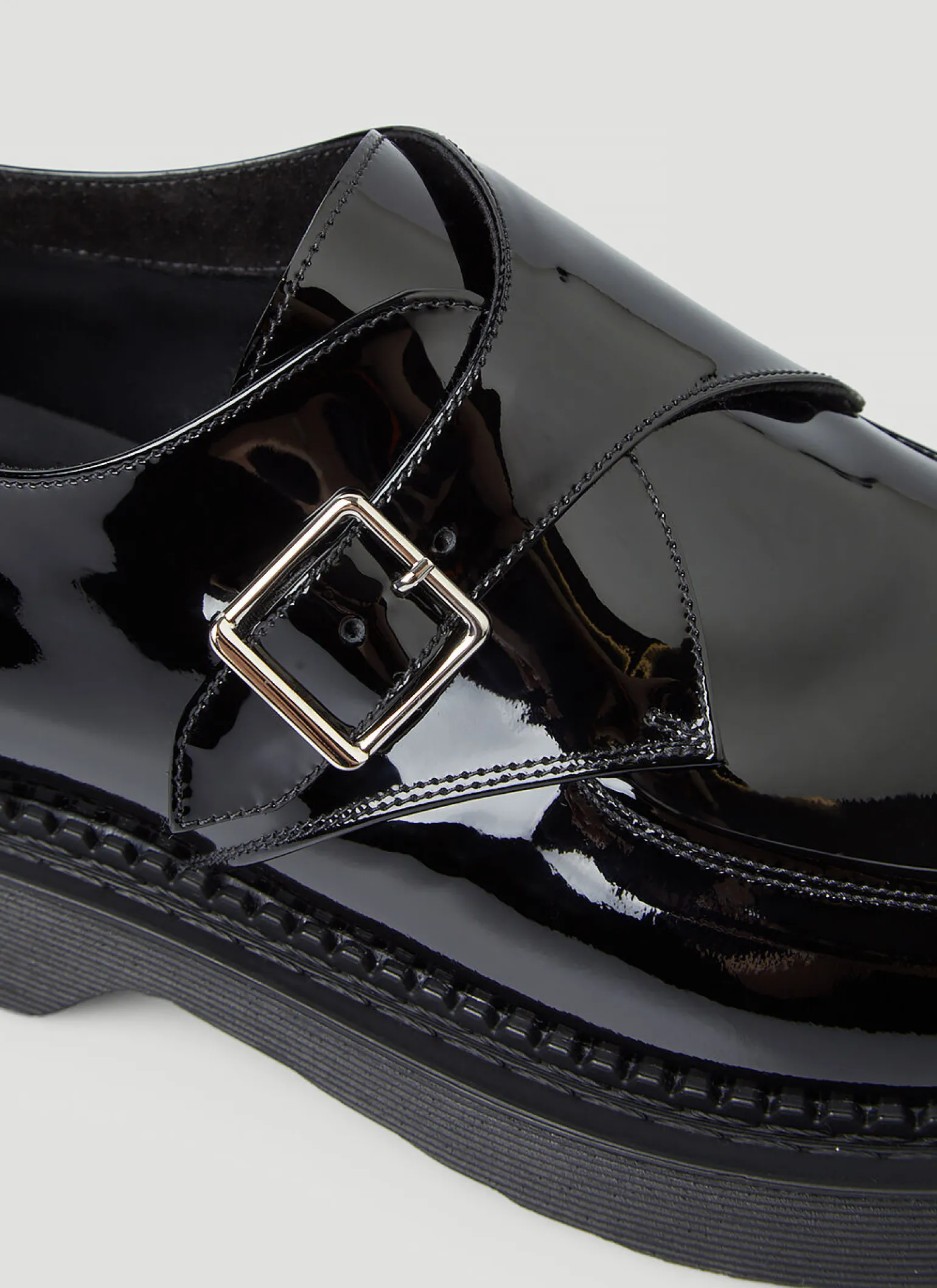 Buckle Leather Shoes