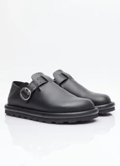 Buckle Leather Shoes
