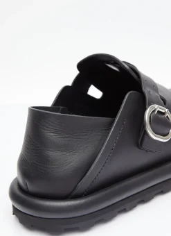 Buckle Leather Shoes