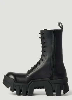 Bulldozer Lace-Up Ankle Boots