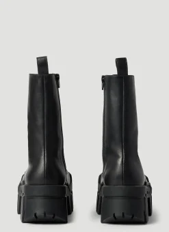 Bulldozer Lace-Up Ankle Boots