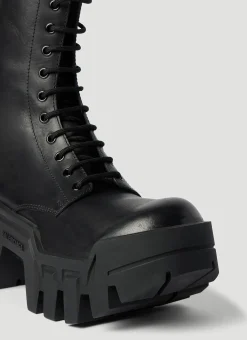 Bulldozer Lace-Up Ankle Boots