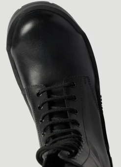 Bulldozer Lace-Up Ankle Boots