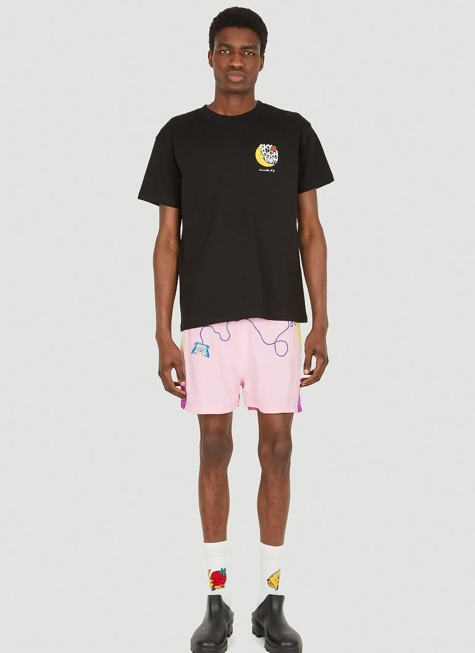 Butterflies Embroidered Shorts