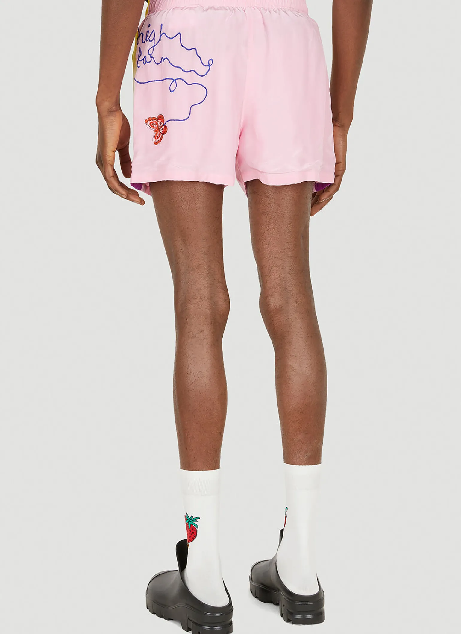 Butterflies Embroidered Shorts