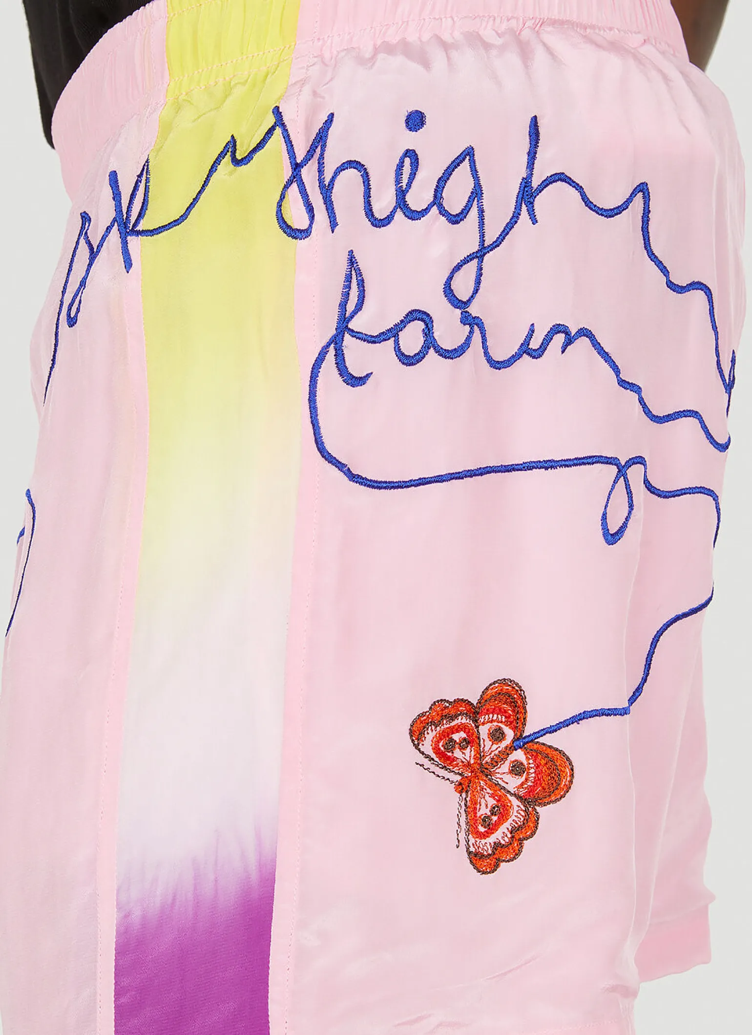 Butterflies Embroidered Shorts