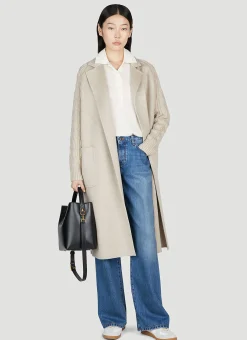 Cable Knit Coat