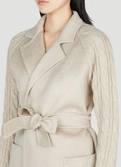 Cable Knit Coat