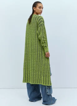 Cable Knit Maxi Cardigan