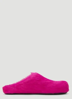 Calf-Hair Mules