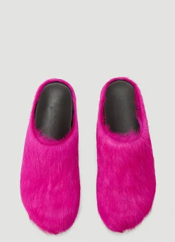 Calf-Hair Mules