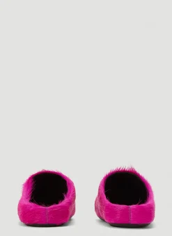 Calf-Hair Mules