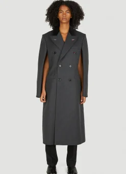 Cape Double Breasted Coat