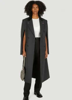Cape Double Breasted Coat