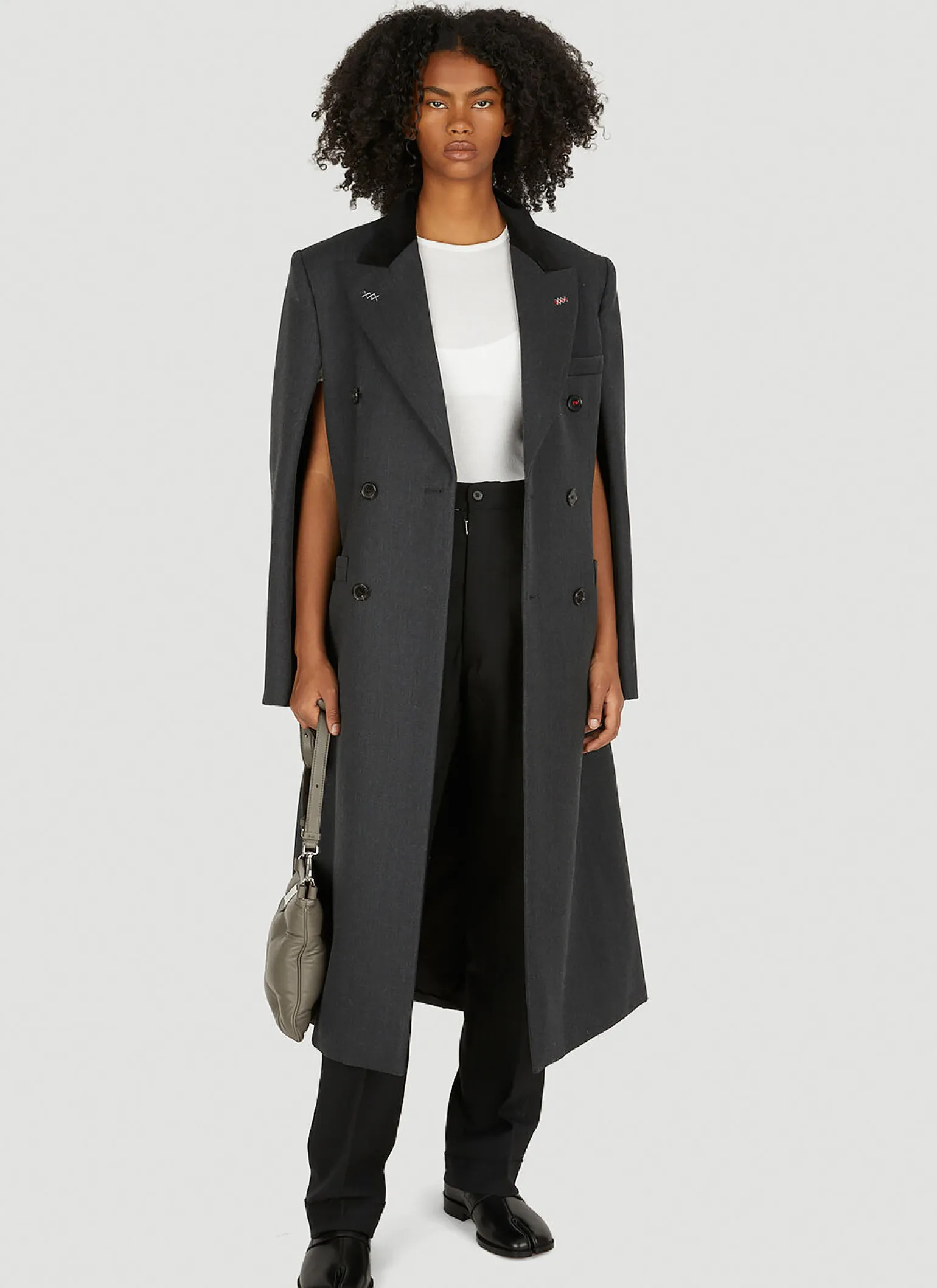 Cape Double Breasted Coat