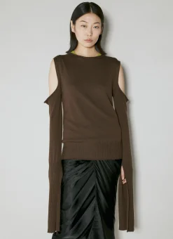 Cape Sleeve Knit Sweater