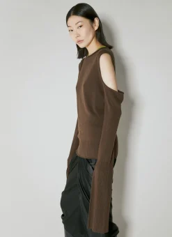 Cape Sleeve Knit Sweater