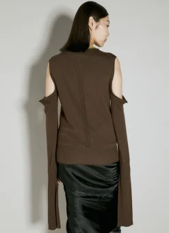 Cape Sleeve Knit Sweater