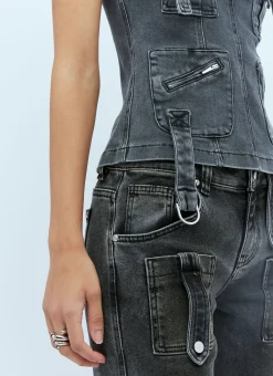 Cargo Denim Top