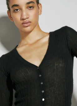 Cashmere Long-Sleeve Top