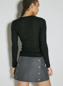 Cashmere Long-Sleeve Top
