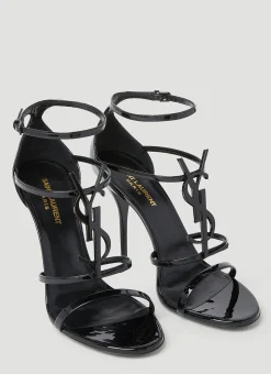Cassandra Logo Plaque Sandals