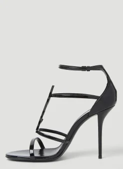 Cassandra Logo Plaque Sandals