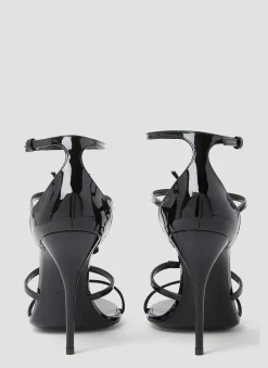 Cassandra Logo Plaque Sandals