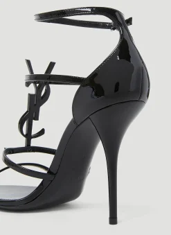 Cassandra Logo Plaque Sandals