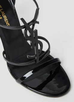 Cassandra Logo Plaque Sandals