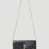 Cassandre Matelasse Chain Leather Wallet
