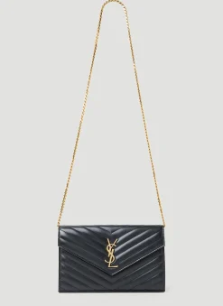 Cassandre Matelasse Chain Leather Wallet