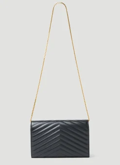 Cassandre Matelasse Chain Leather Wallet