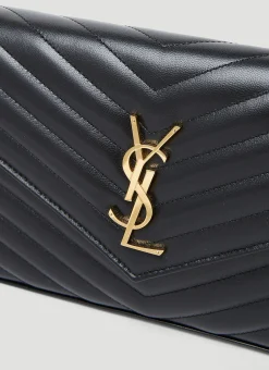 Cassandre Matelasse Chain Leather Wallet