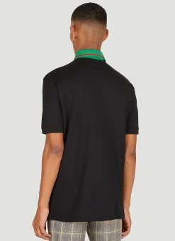 Cat Patch Polo Shirt