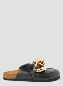 Chain Leather Loafers