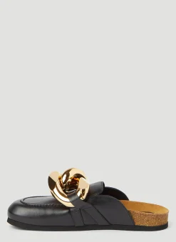 Chain Leather Loafers