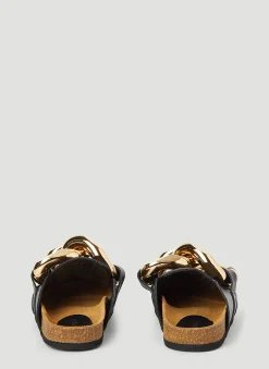 Chain Leather Loafers